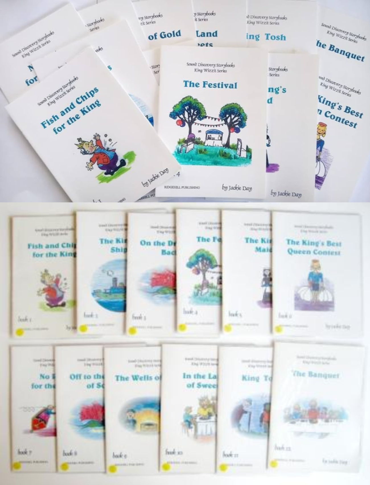 Sound Discovery Storybooks, King Wizzit Series, Step 2. (Set of 12 books). (SD15)