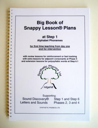 Big Book of Snappy Lesson Plans at Step 1. Alphabet Phonemes. (BSL1)