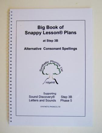 Big Book of Snappy Lesson Plans at Step 3B.  Alternative Consonant Spellings. (BSL3B)