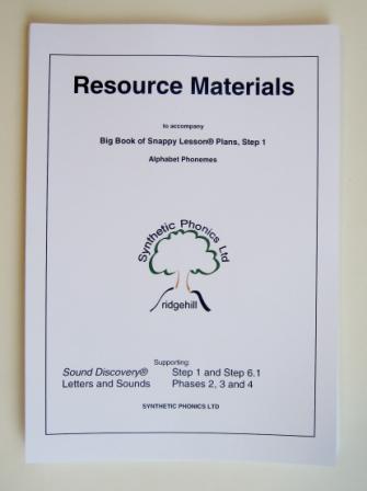 Resource Materials - Big Book of Snappy Lesson Plans, Step 1. (BSLR1)