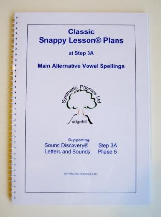 Classic Snappy Lesson Plans at Step 3A - Main Alternative Vowel Spellings (CSL3A)