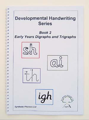 Developmental Handwriting Series, Book 2: Early Years Digraphs and Trigraphs (DHS2)