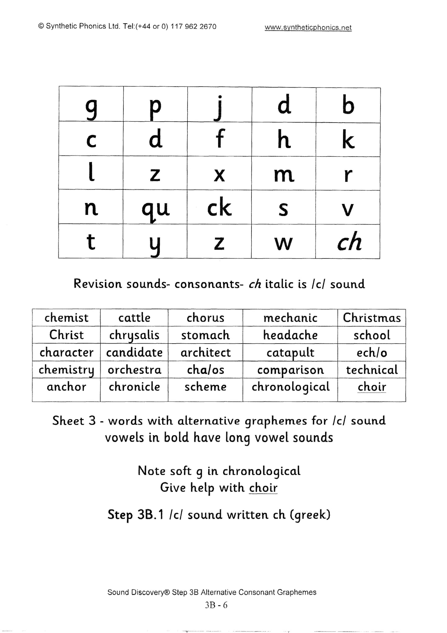 Precision Monitoring and Speed Reads Book 3, Steps 3B and 4-7: Alternative Consonant Graphemes, Prefixes and Suffixes (PMB3)