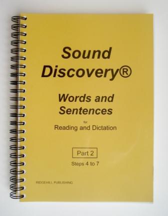 Sound Discovery Words and Sentences, Part 2. Steps 4-7 (SD3)