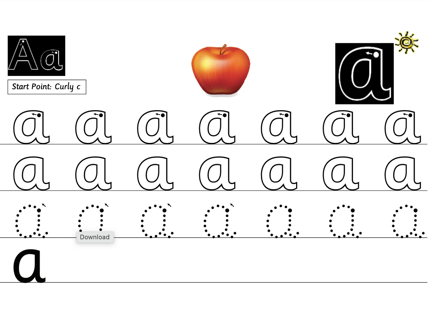 Developmental Handwriting Series, Book 1: Early Years Alphabet (DHS1)