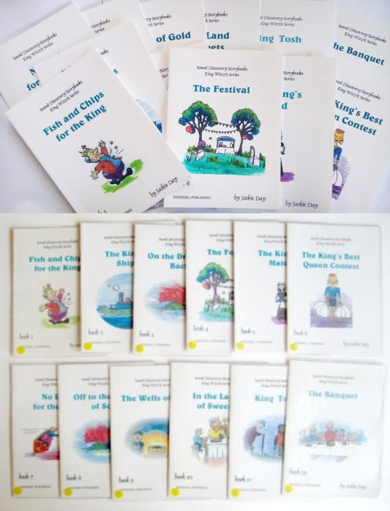 Sound Discovery Storybooks, King Wizzit Series, Step 2.  (Set of 12 books). (SD15)